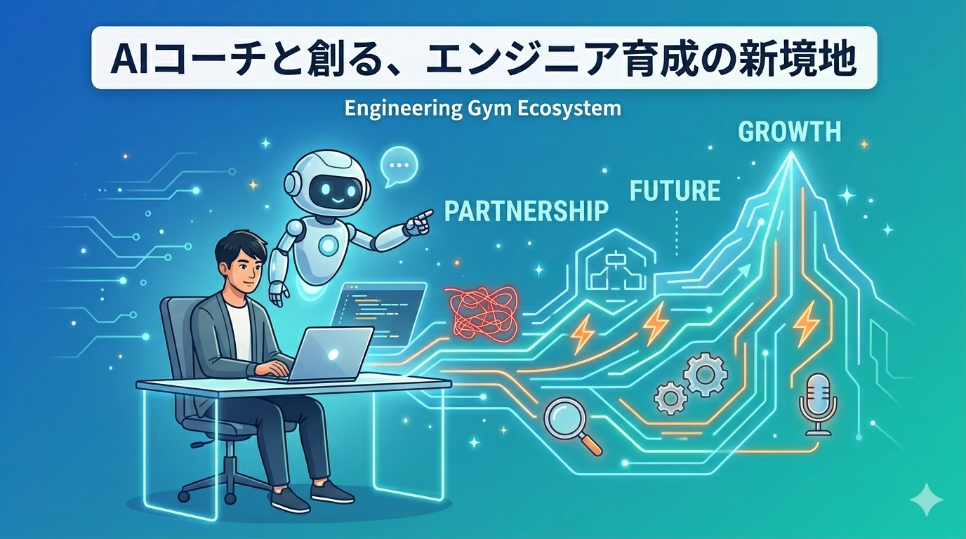 AIコーチと共に歩むエンジニア育成の新境地：「Engineering Gym」エコシステムのご紹介