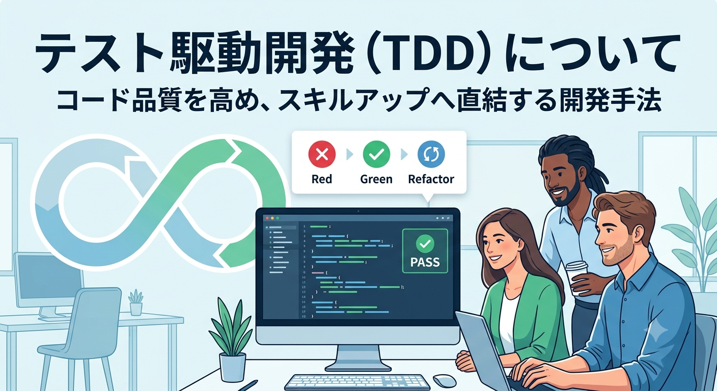 TDD（テスト駆動開発）とは？メリットやGo・Reactでの実践例をわかりやすく解説！