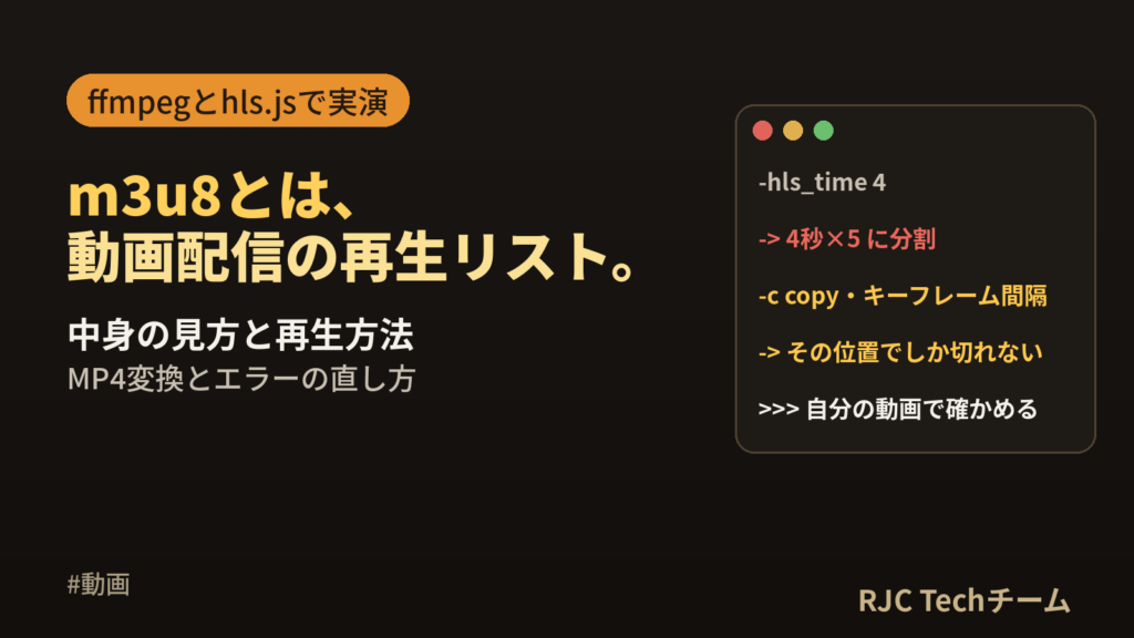 m3u8とは｜中身の見方・再生方法・MP4変換とエラーの直し方を実例で解説