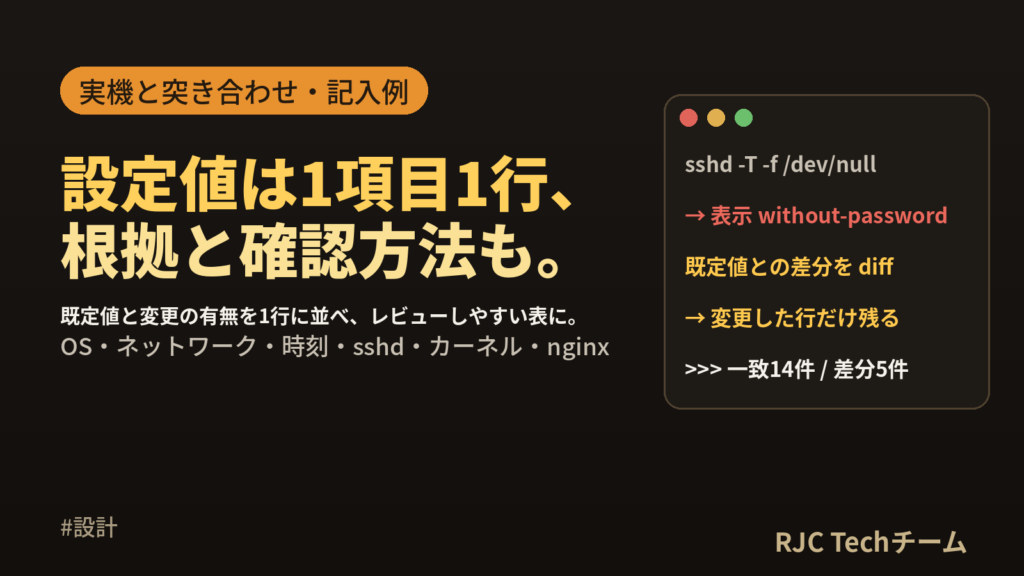 パラメータシートの書き方｜サーバー設定項目の一覧と記入例テンプレート
