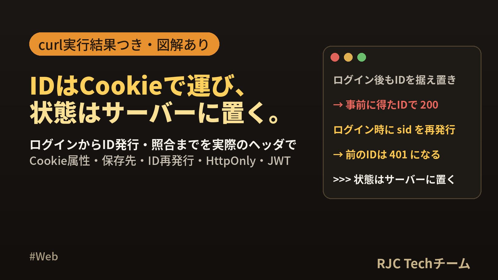 Cookieとセッションの違いと仕組み｜セッションIDの流れを図解